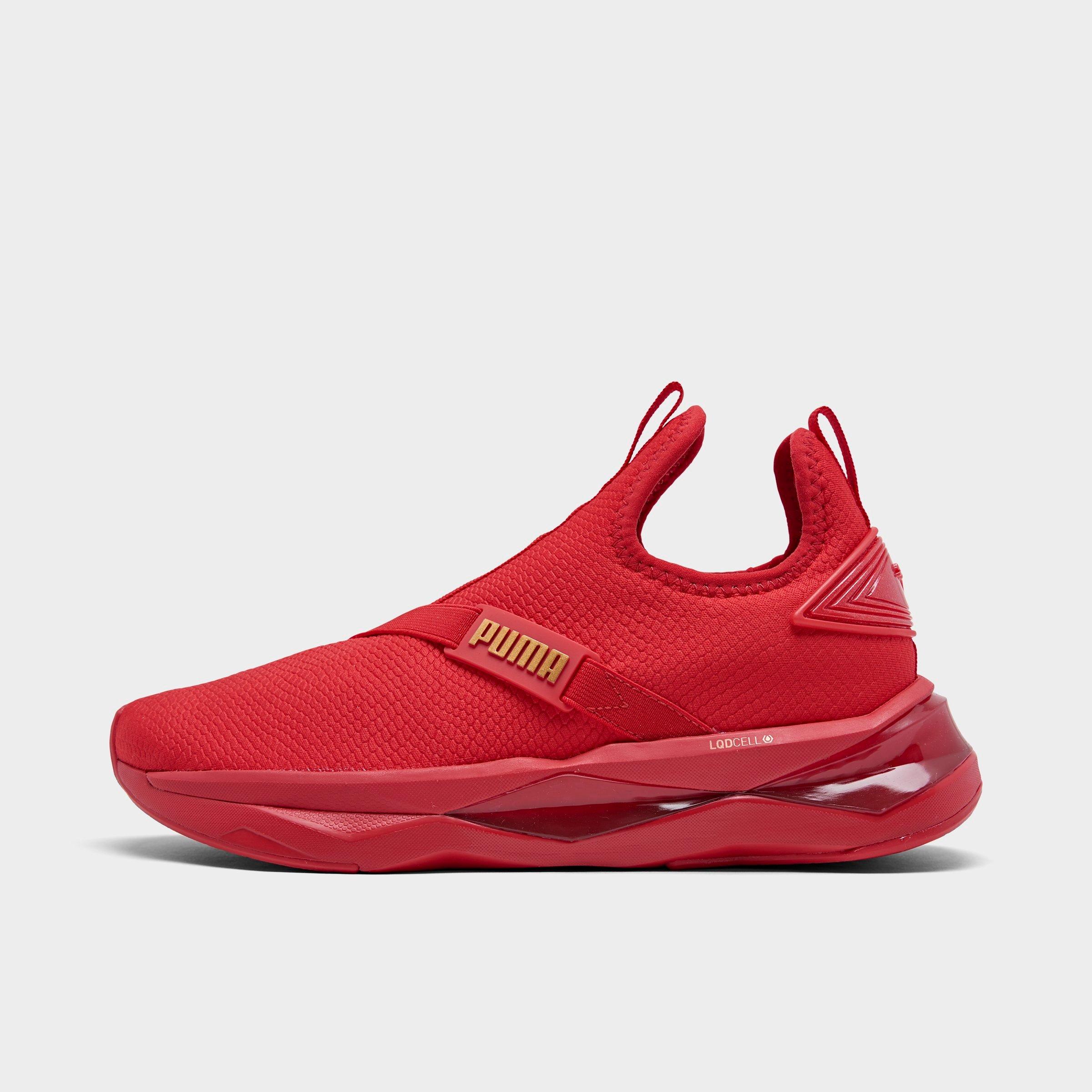 red puma sneakers womens