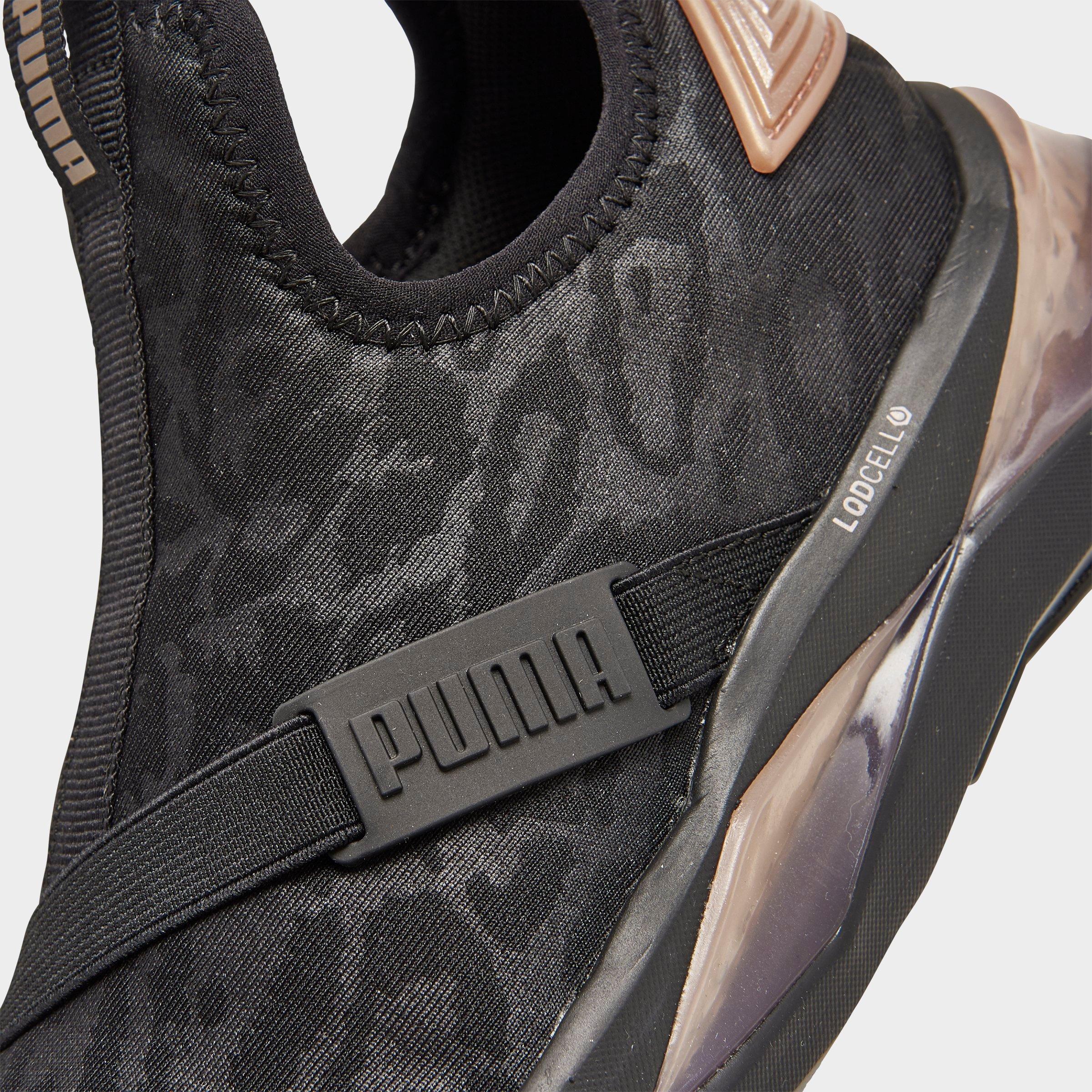 black and rose gold puma shirt