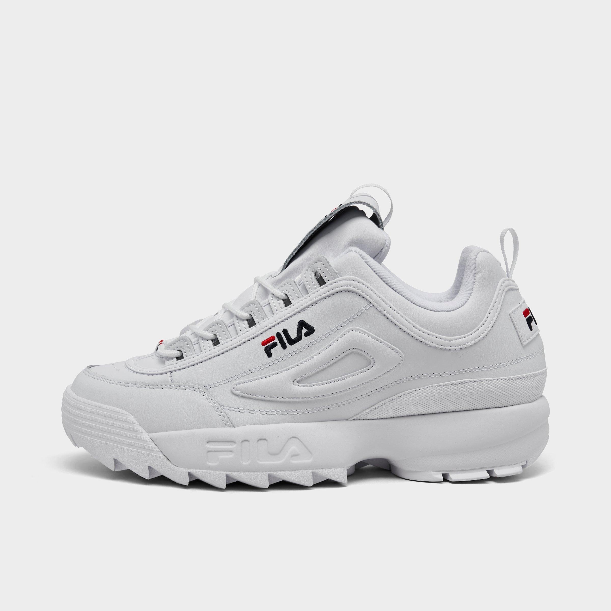 fila disruptor 2 men's black and white