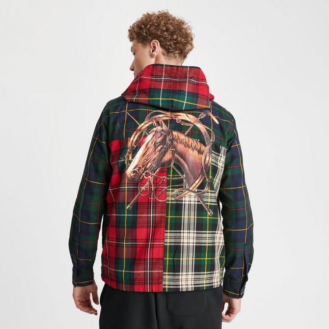 Polo flannel outlet hoodie