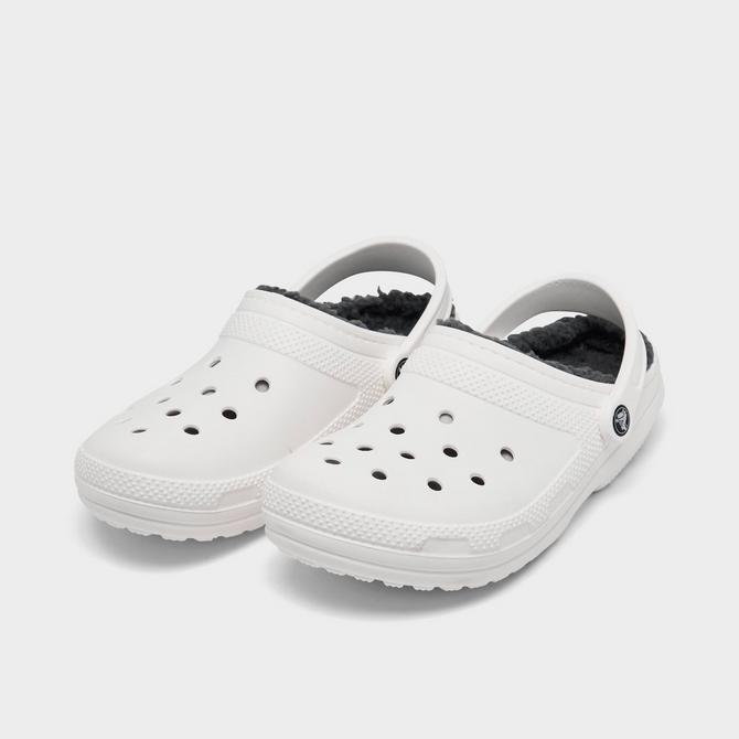 Crocs white hot sale and black