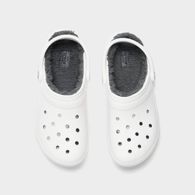 Crocs with the fur on sale inside