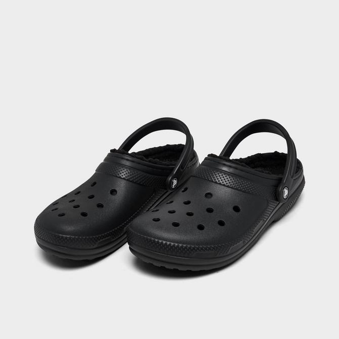 Black Crocs Unisex Classic Lined Clog, Mens