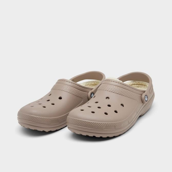 Felt lined shop crocs