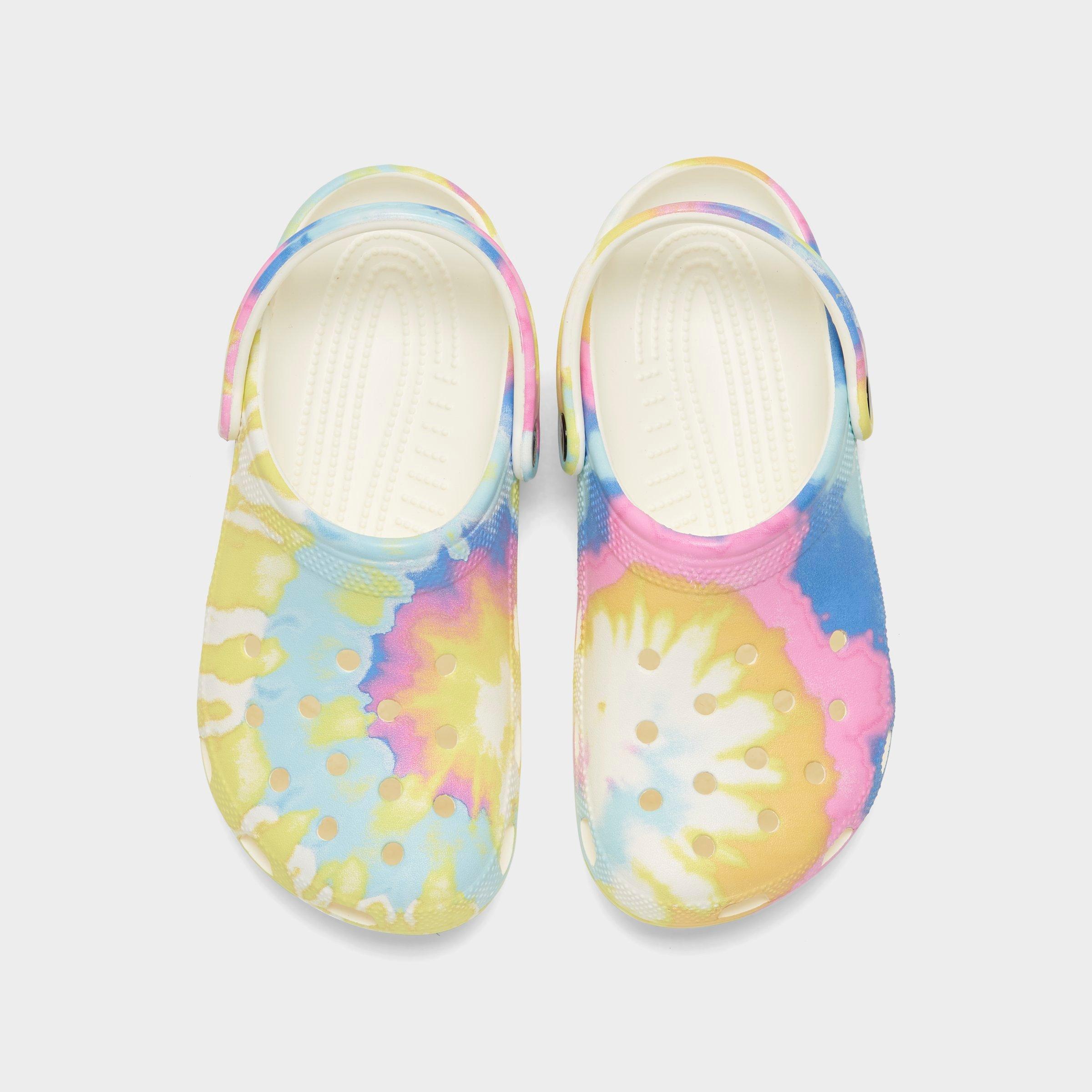 crocs pastel tie dye kids