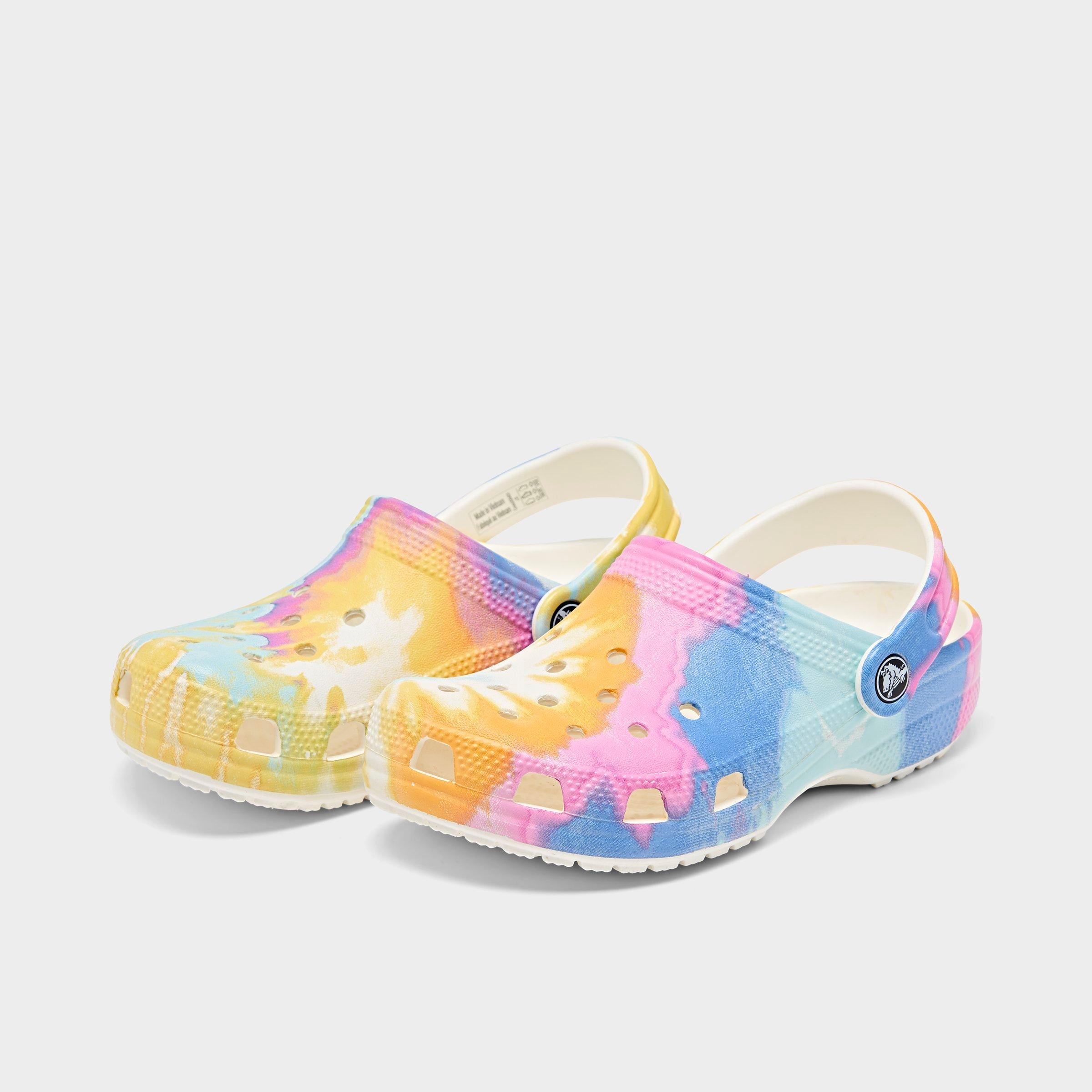 crocs tie dye pastel