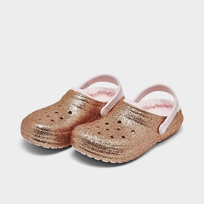 Crocs Girls Shoes Clogs Kids’ Classic Glitter Lined Clog 