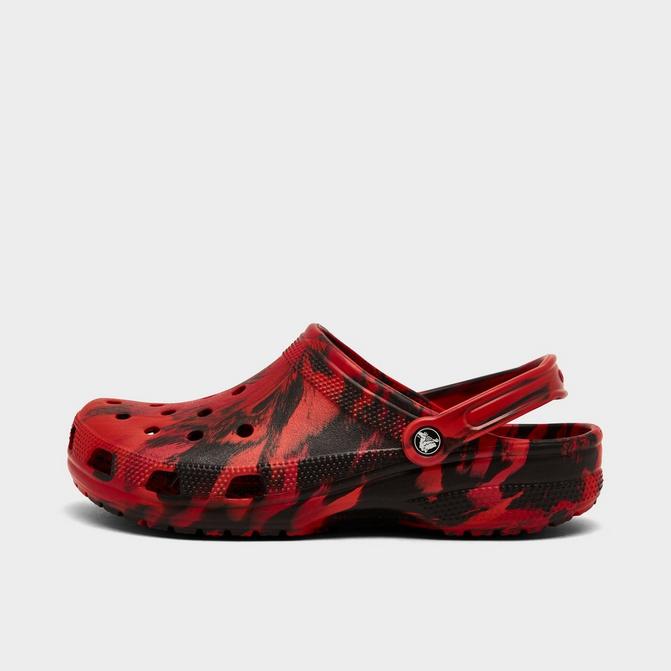 Red hot sale crocs mens