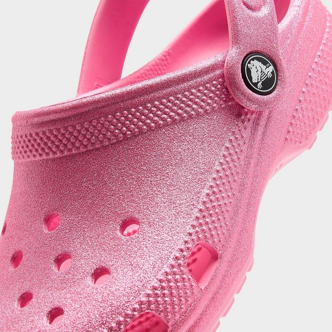 Girls Little Kids Crocs Classic Glitter Clog Shoes