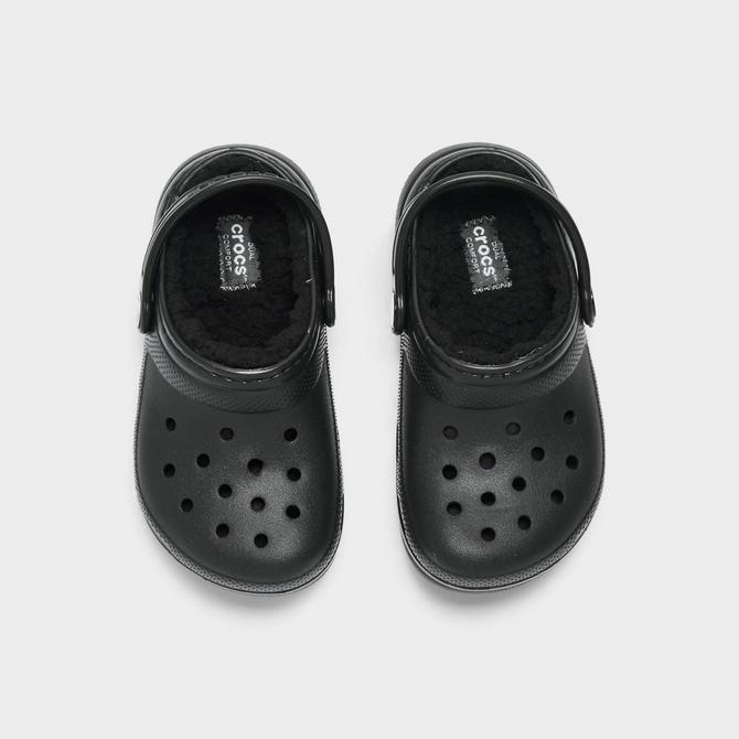 Crocs with cloth on sale inside