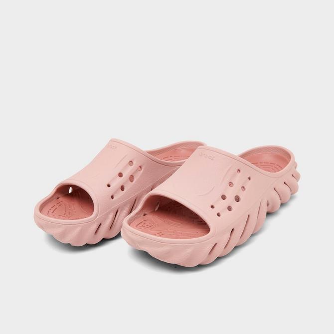 Crocs pink online slides