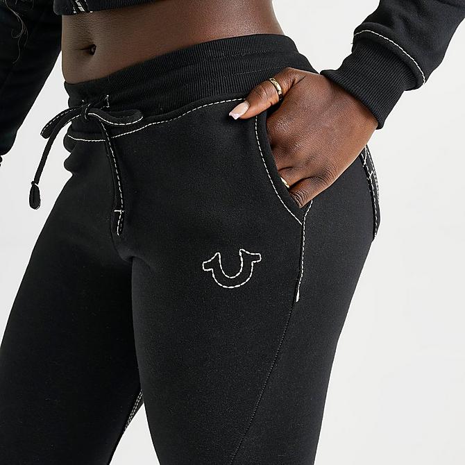 Women's True Religion Joey Mid-Rise Big T Fleece Flare Women's True Religion Joey Mid-Rise Big T Fleece Flare