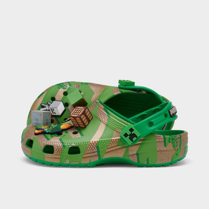 Big Kids' Crocs x Minecraft Classic Clog Shoes| JD Sports