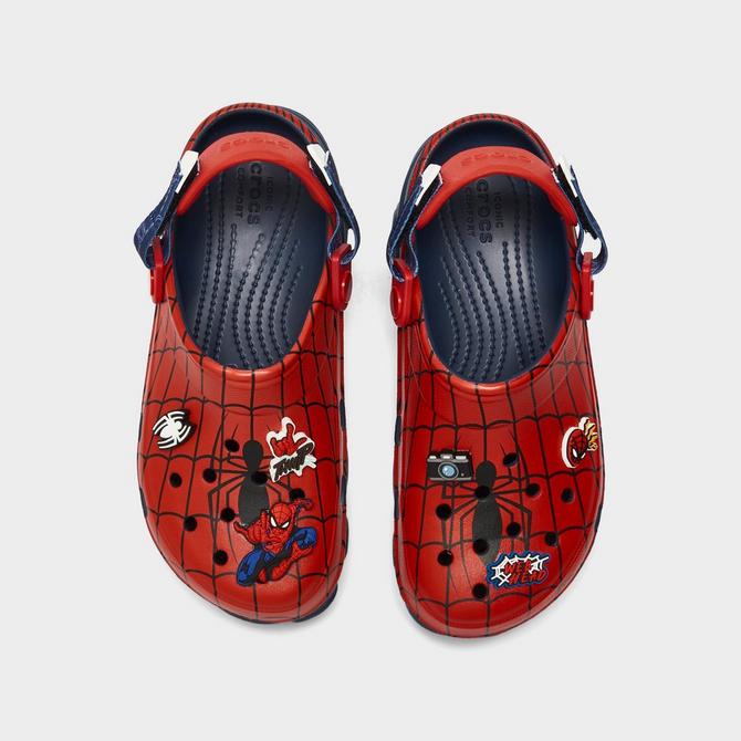 Big Kids Crocs Spider Man All Terrain Classic Clog Shoes JD Sports