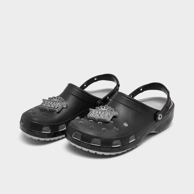 CROCS, Shoes, Black Goth Crocs With Spikes
