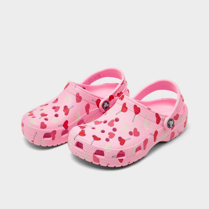 Girls Little Kids Crocs Hearts Classic Clog Shoes JD Sports