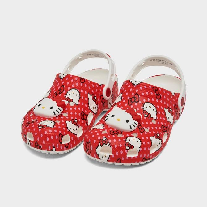 Girls Big Kids Crocs x Hello Kitty Classic Clog Shoes