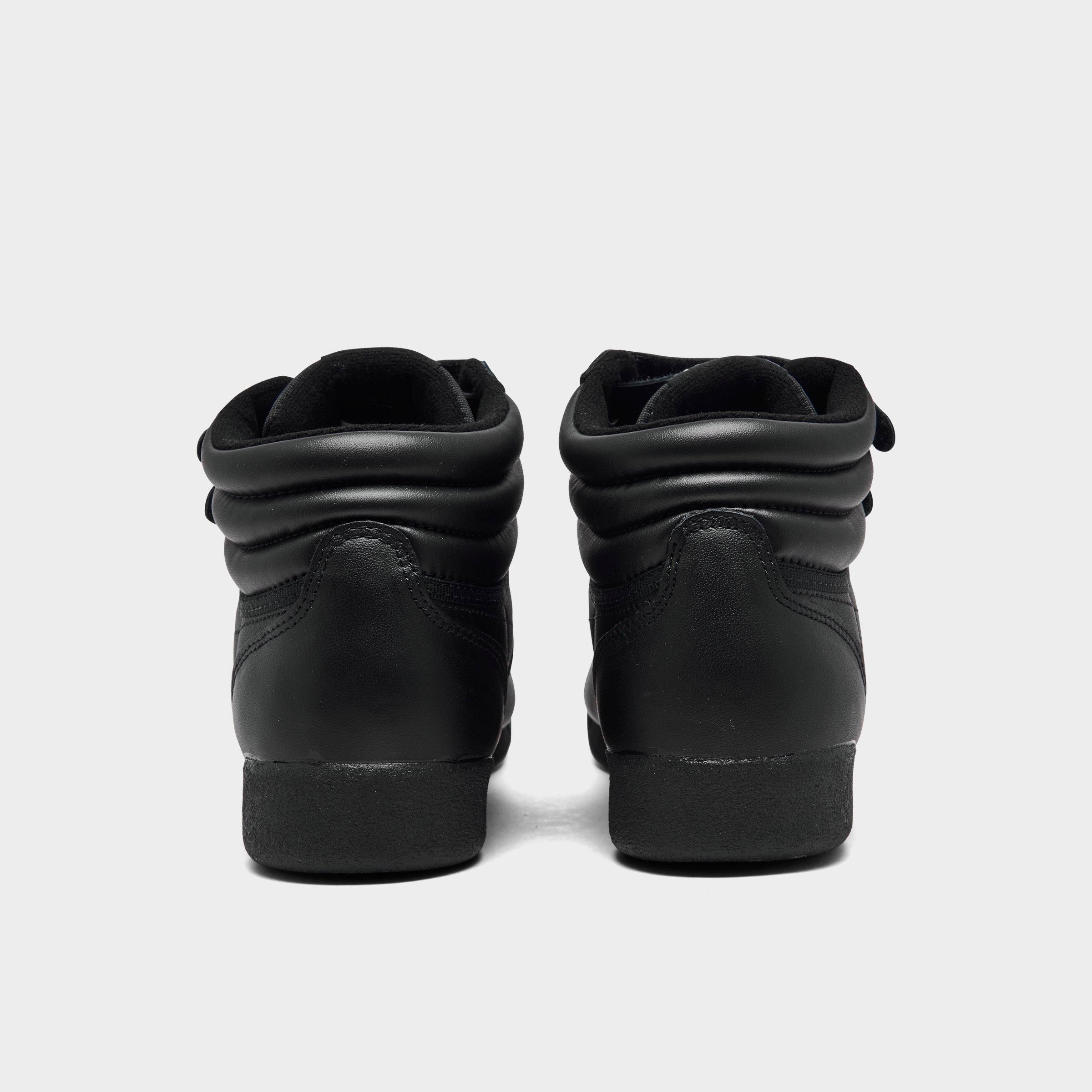 reebok freestyle hi black