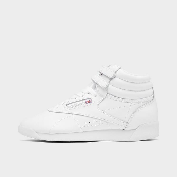 Reebok Women's Freestyle Hi Sneaker -White/Si