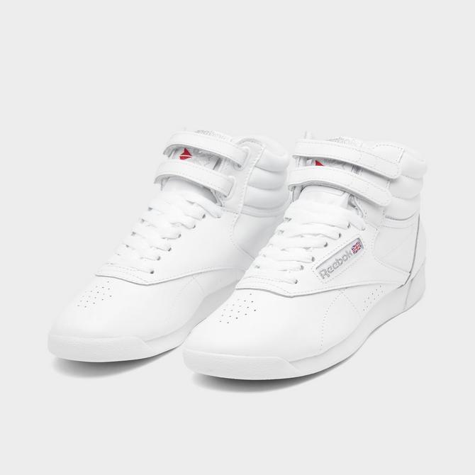 Reebok Women's Freestyle Hi Sneaker -White/Si