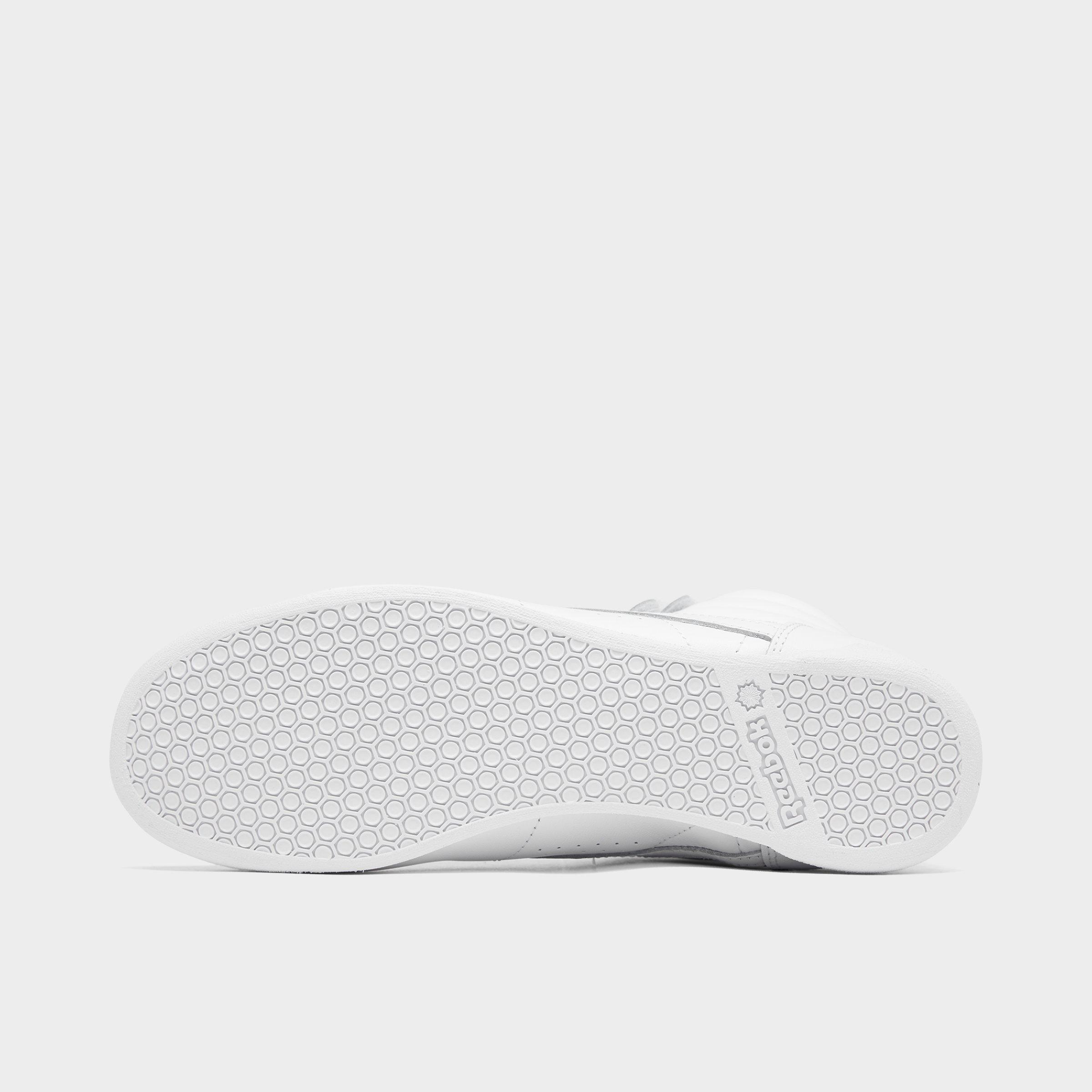 reebok freestyle hi white