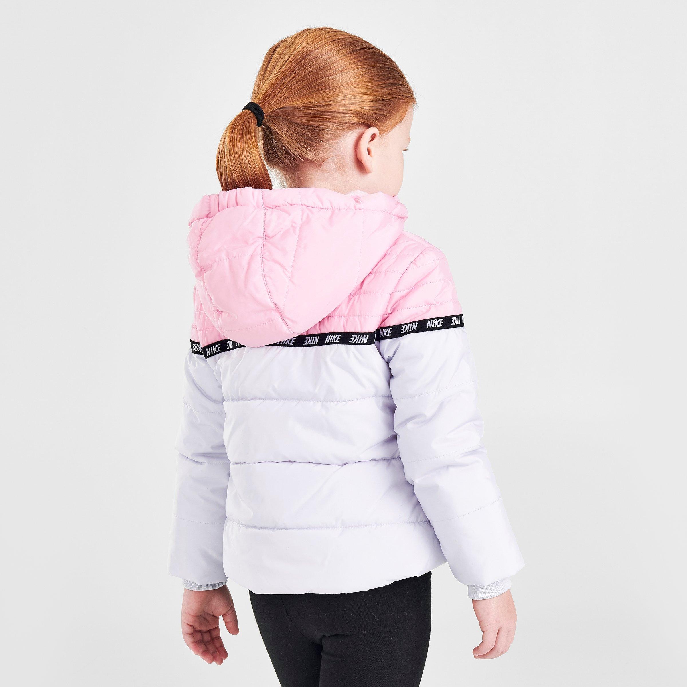 nike puffer jacket pink