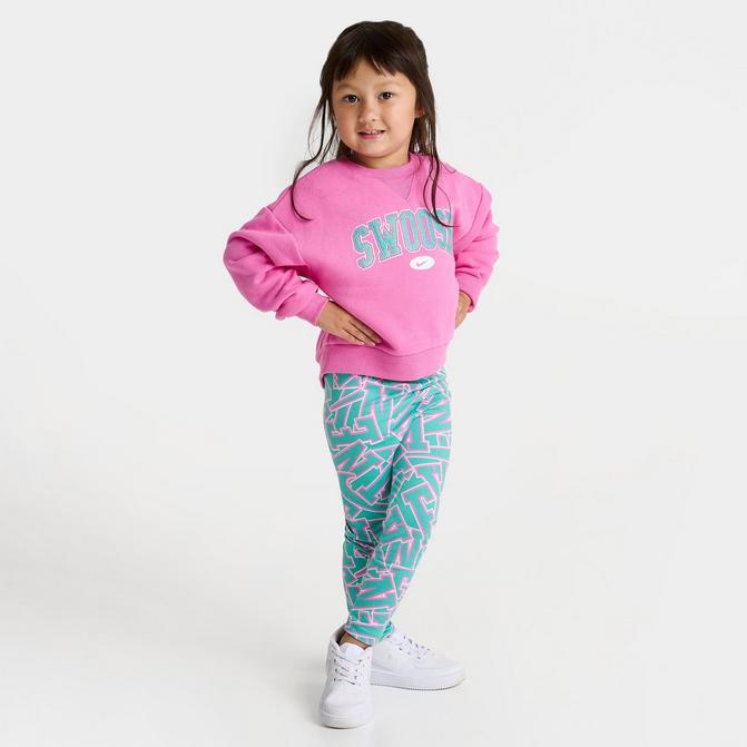 Girls' Toddler Nike Join The Club Crewneck Sweatshirt and Leggings Set