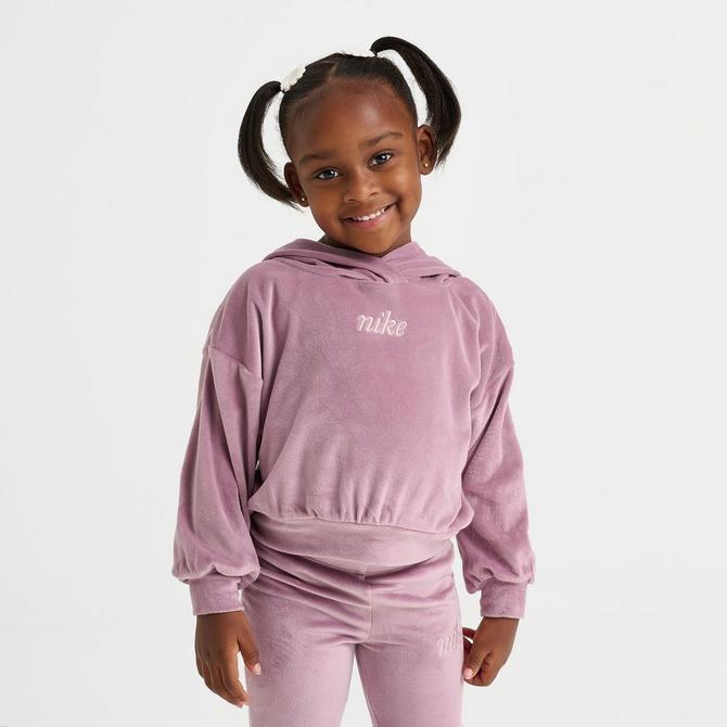 Girls Toddler Nike Velour Hoodie and Leggings Set JD Sports