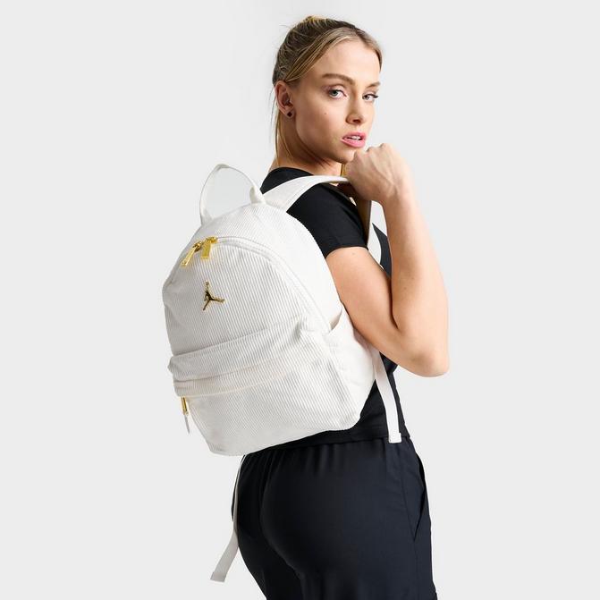 Jordan backpack store white and gold