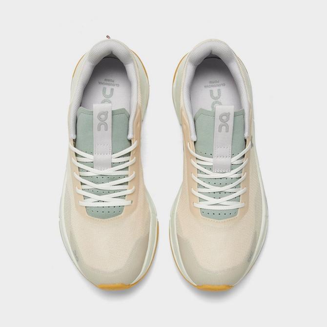 Back view of Women's On Cloudnova Form Running Shoes in Dew/Mineral Click to zoom