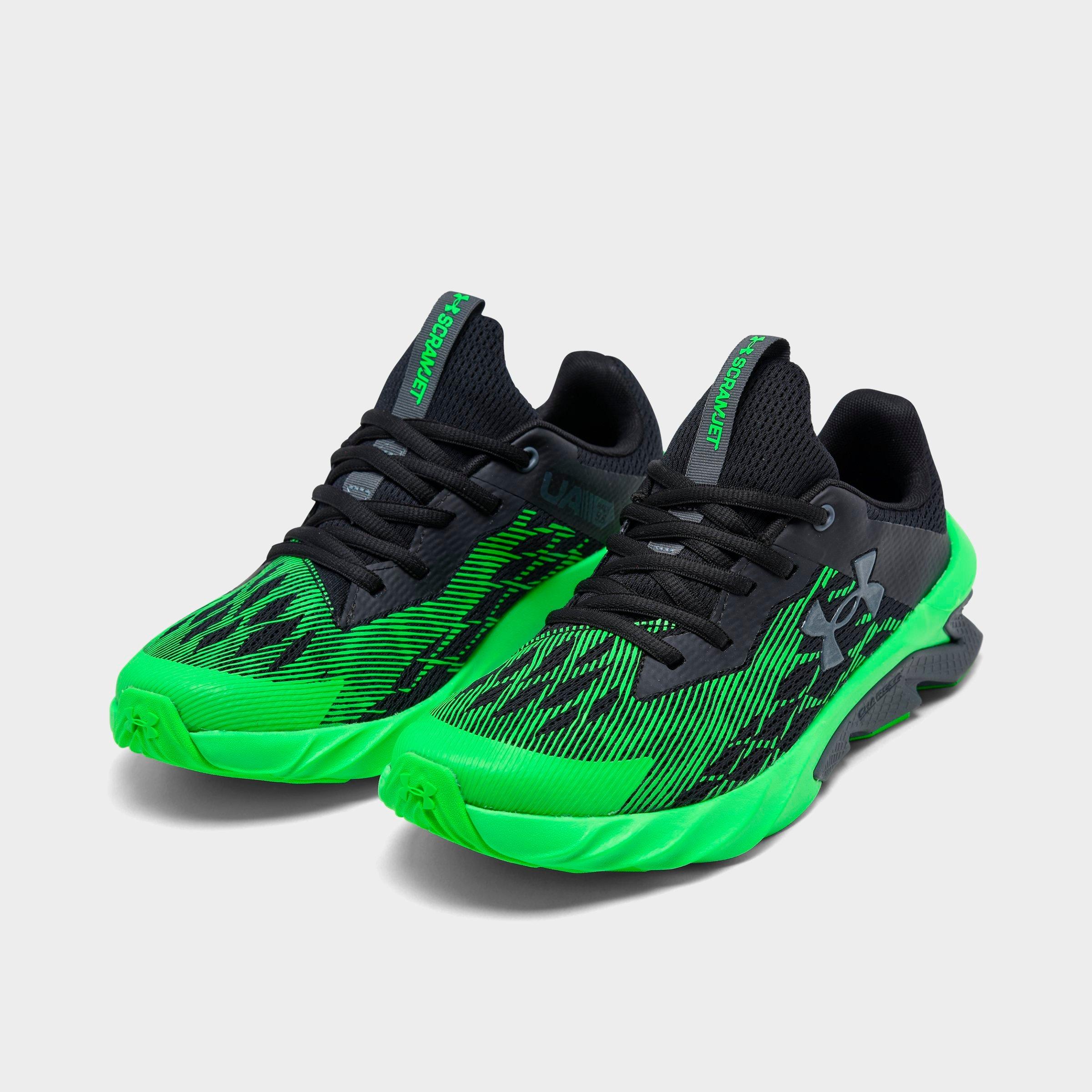 boys green running shoes