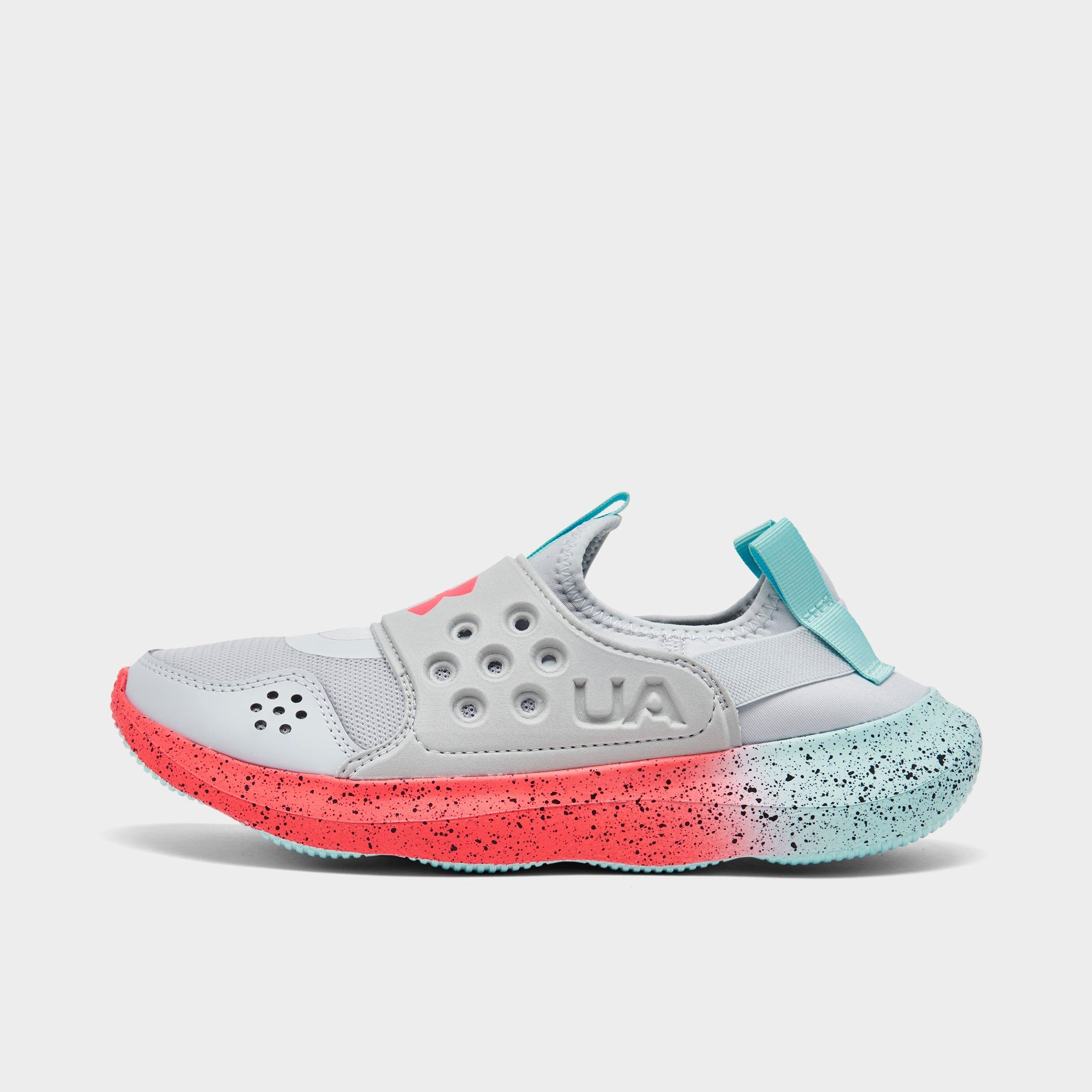 Girls Big Kids Under Armour Runplay Fade Slip On Running Shoes Jd Sports