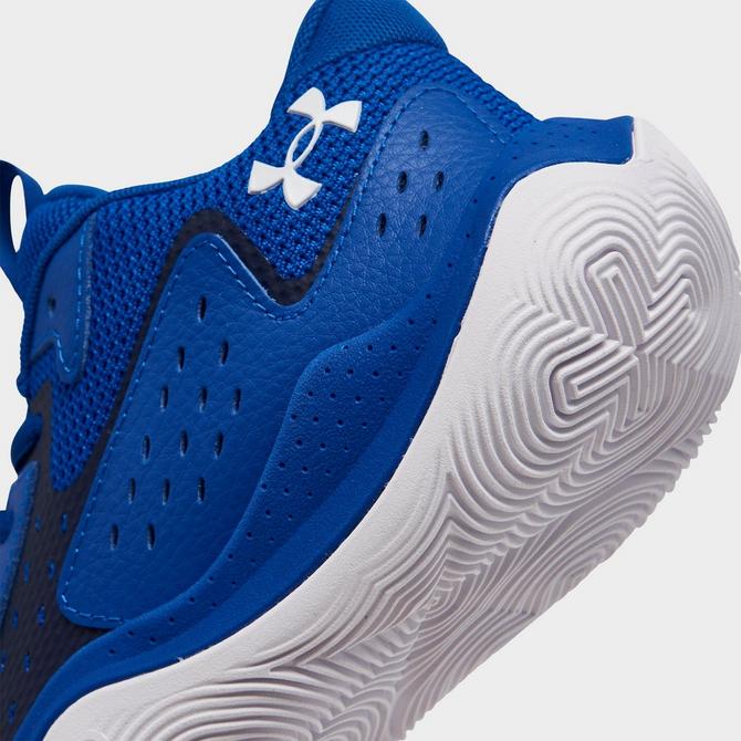 Under armour cheap navy basketball shoes