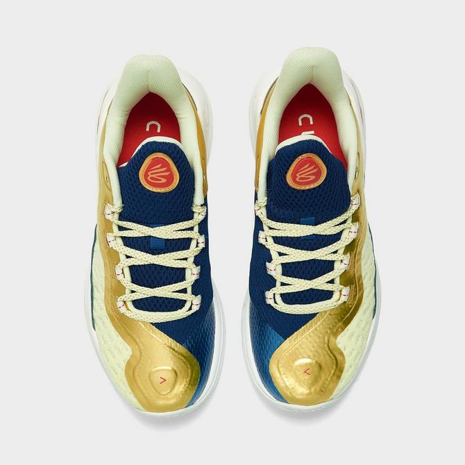 Under armour curry 1 cheap gold kids