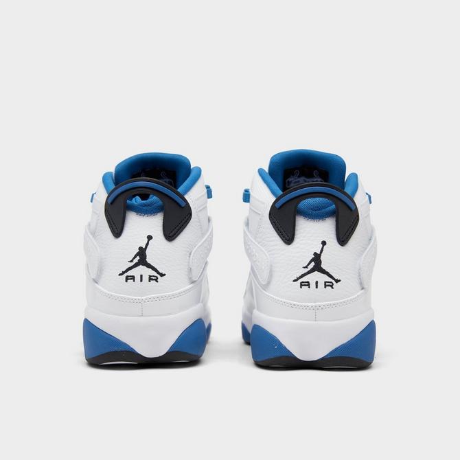 Nike Air Jordan 6 Rings Men’s Size 12 White Marina Blue Sport Blue  322992-114