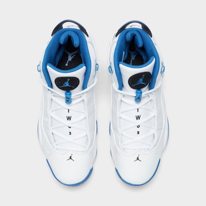 Jordan 6 rings shop blue and black