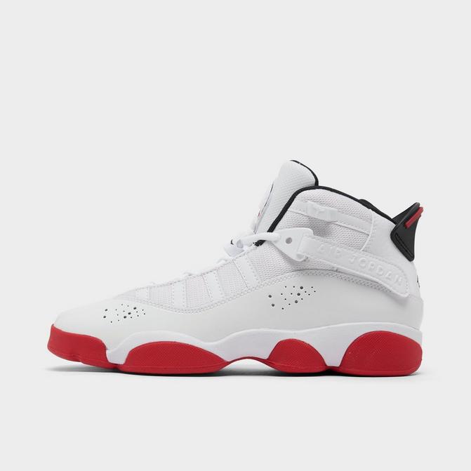 Jordan six rings white and outlet red