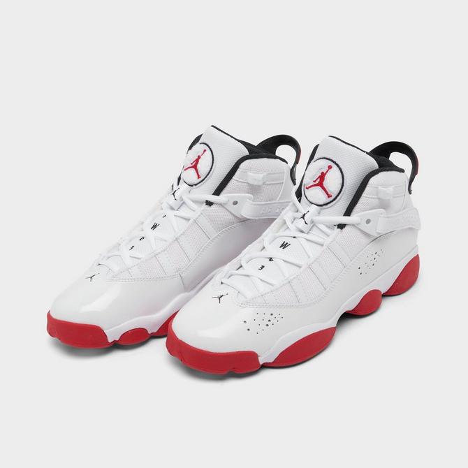 Jordan six rings shop white and red