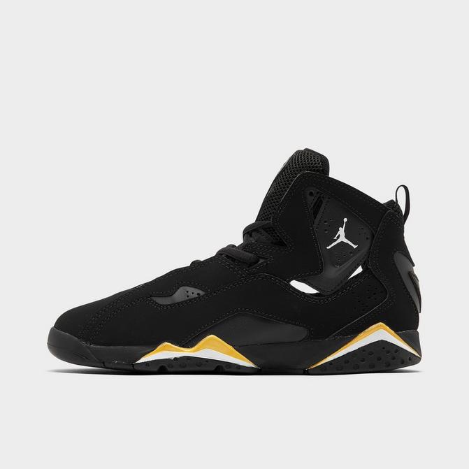 Black and best sale gold jordans kids