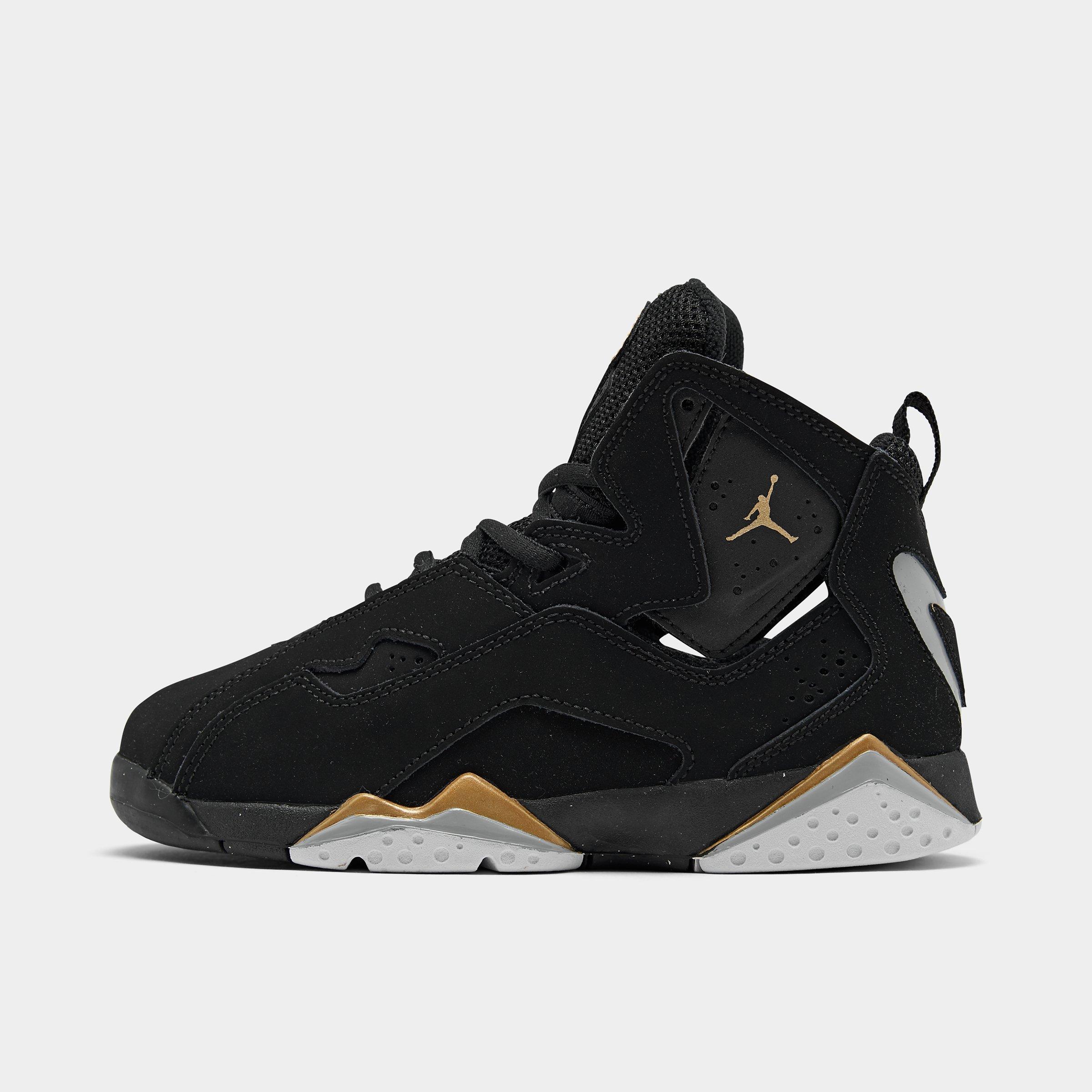 black and gold jordan true flight