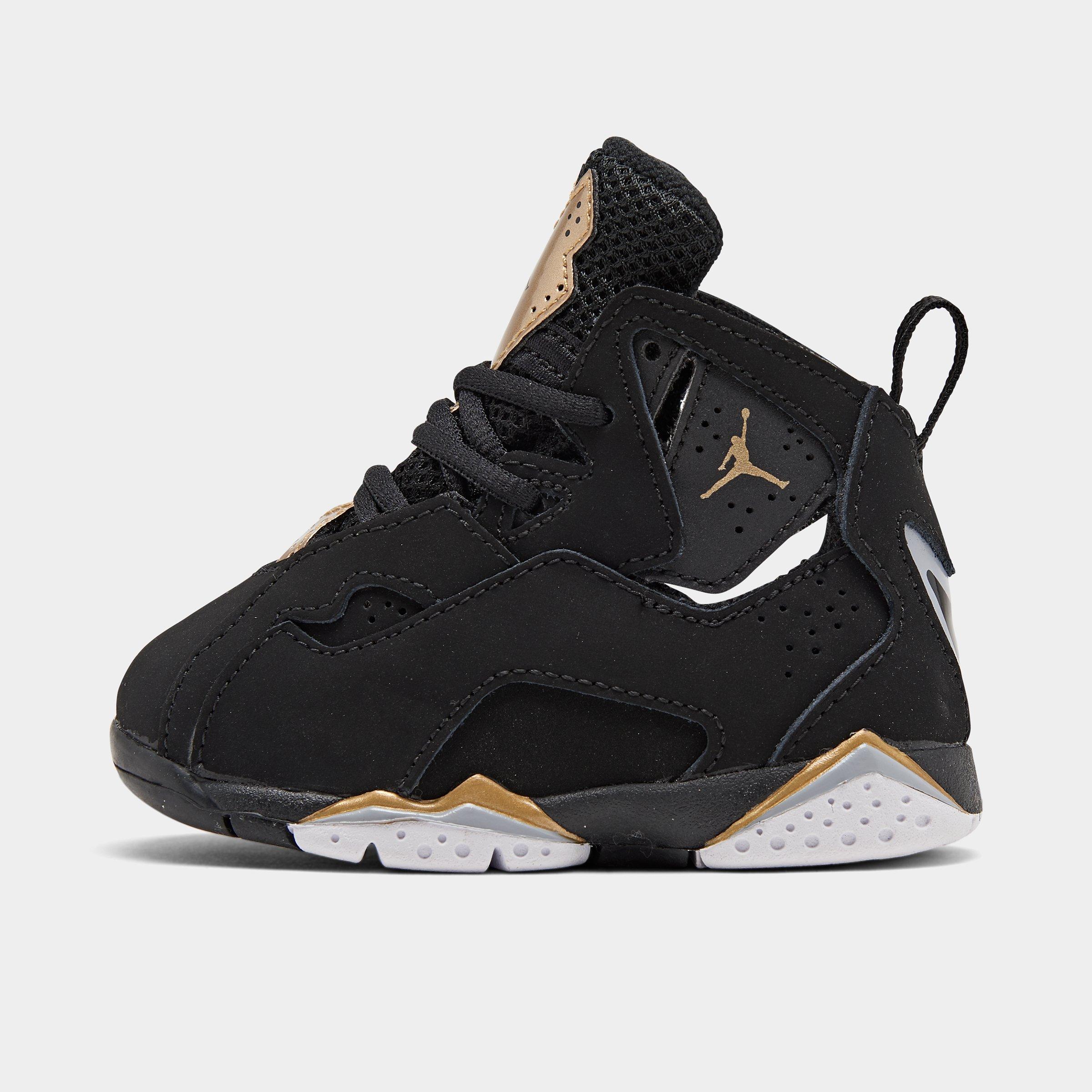 black and gold jordans for toddlers