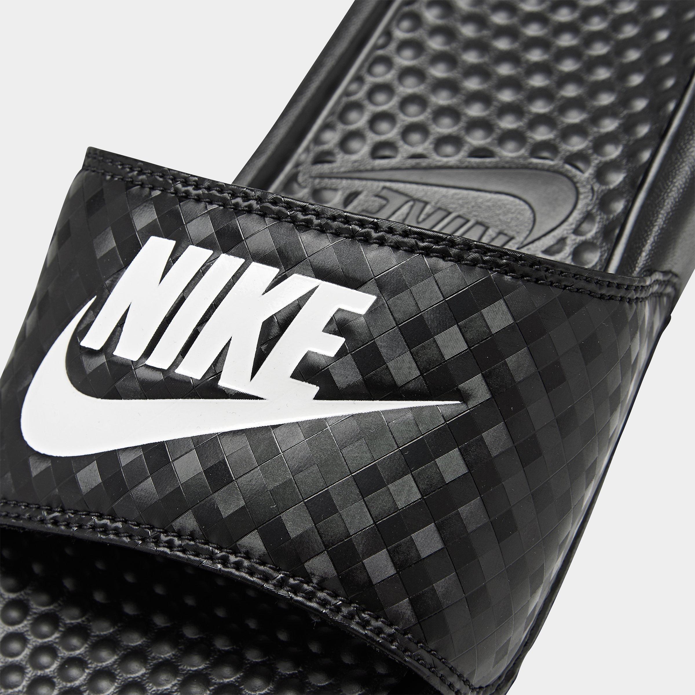 women's nike benassi jdi swoosh slide sandals