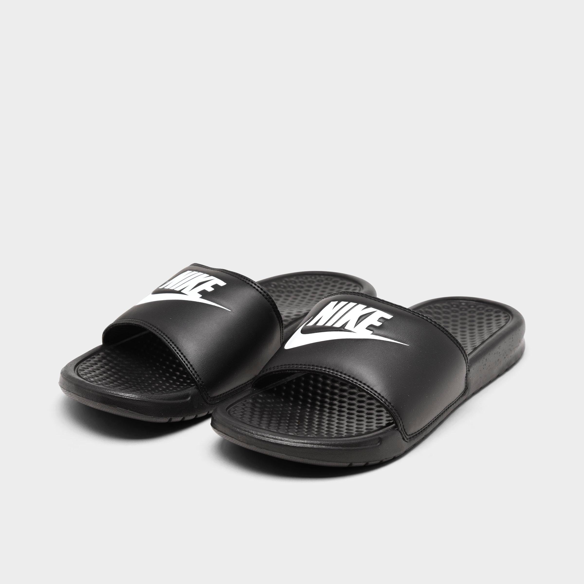 women's nike benassi jdi swoosh slide sandals