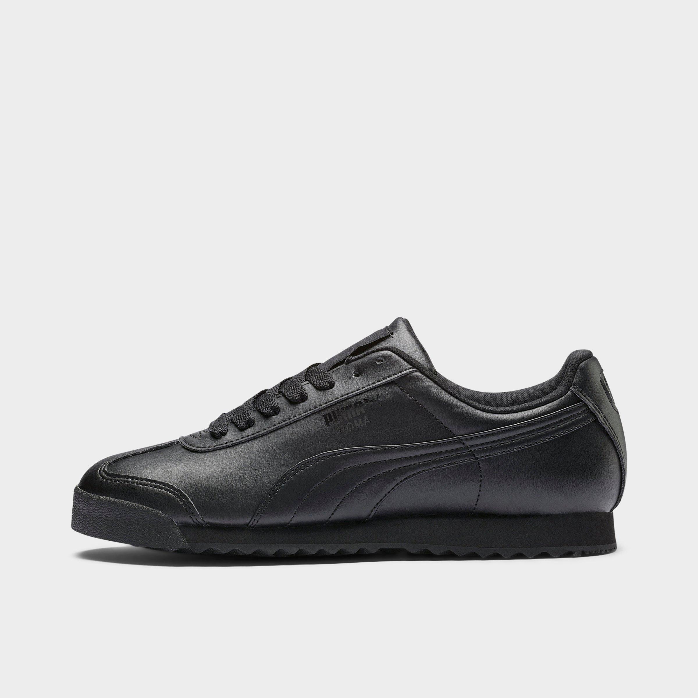 puma roma shoes black