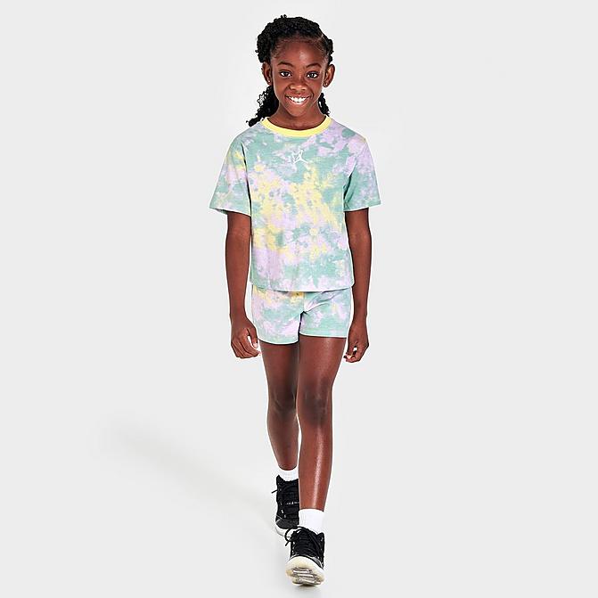 JD Sports Girls Sport & Swimwear Sportswear Sports T-shirts Girls Toddler Sportswear Tie-Dye Sprinter T-Shirt and Shorts Set 