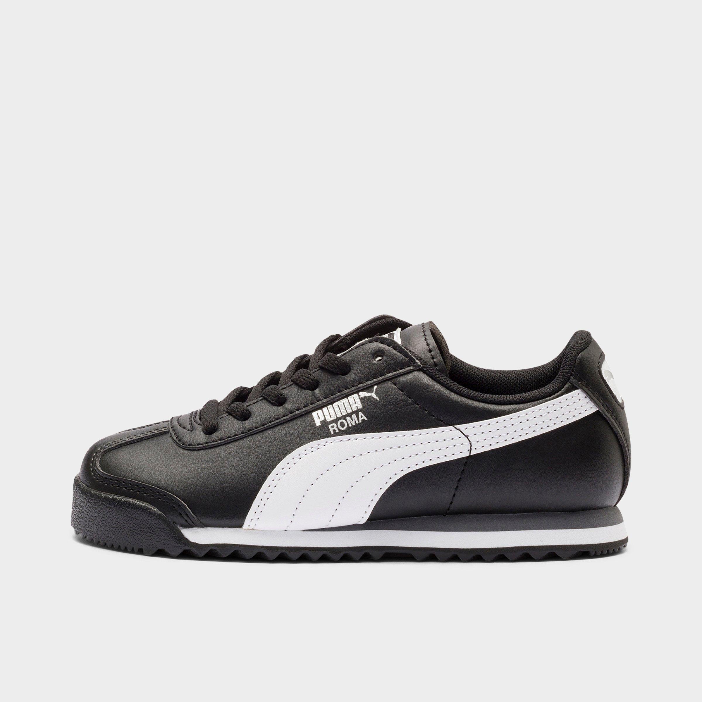 puma roma shoes black
