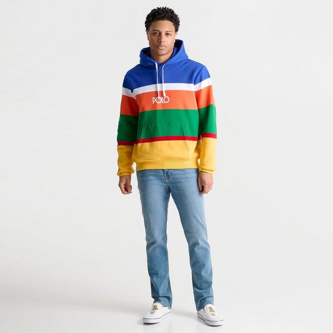 Men’s Polo Ralph Lauren Multi Color store Logo Pullover Hoodie