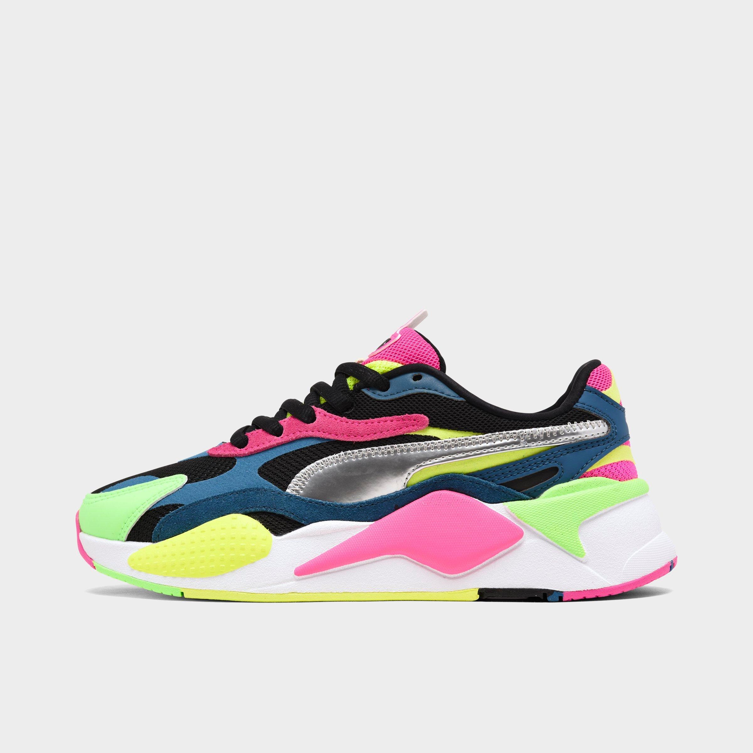 puma yellow and pink shoes