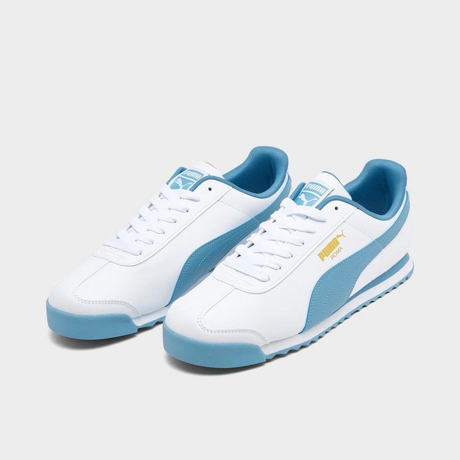 Puma roma shoes blue best sale