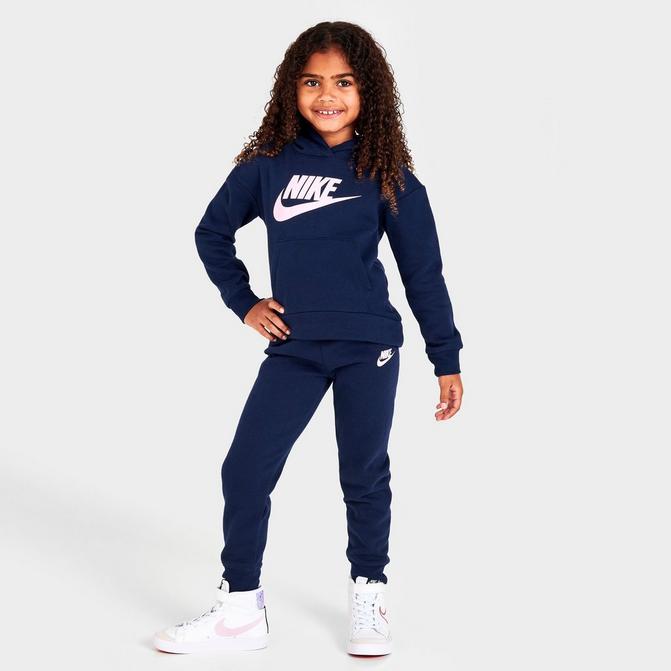 Girls' Little Kids' Nike Club Fleece Hoodie and Jogger Pants Set | Sports